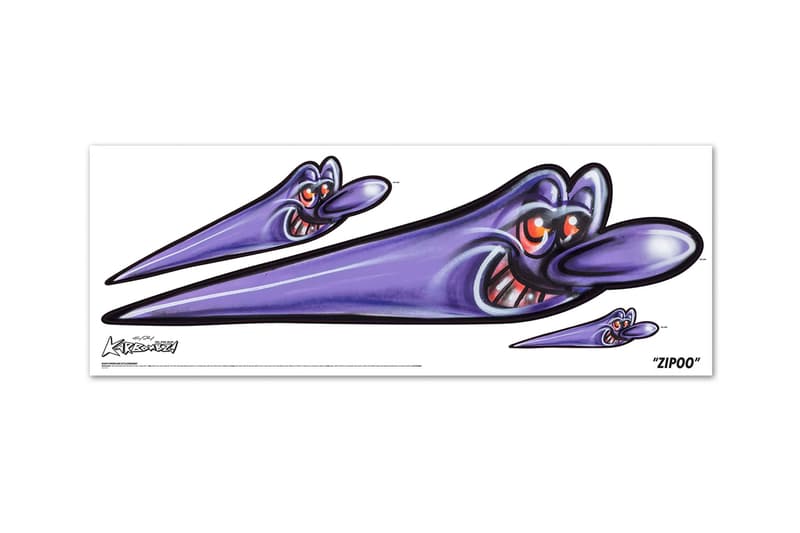 Kenny Scharf KARBOMBZ! DECALS Graffiti Art Car Sticker