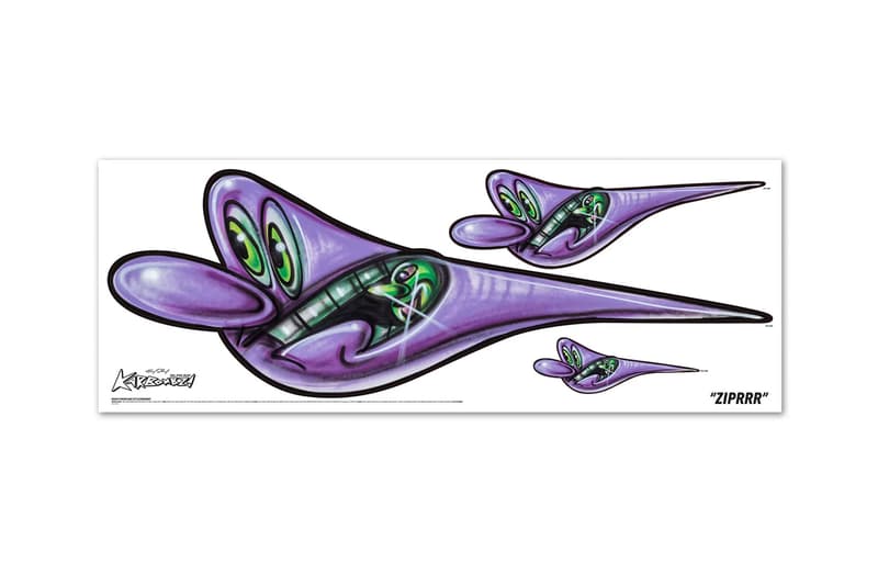 Kenny Scharf KARBOMBZ! DECALS Graffiti Art Car Sticker