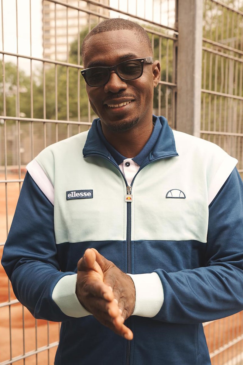 Ellesse King of Trainers Franklin Boateng Offspring Tennis Wimbledon Football Tottenham Fashion Sneakers Apparel Collaboration