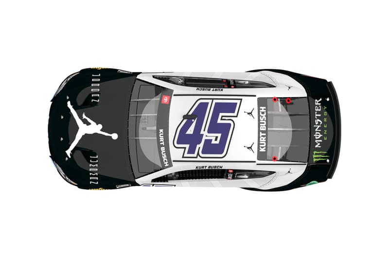 Kurt Busch Jordan Brand NASCAR Air Jordan 11 Concord Car Richmond Raceway Federated Auto Parts 400 23XI Racing Cup Series