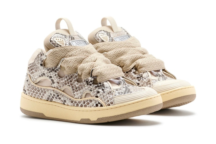 Lanvin’s Curb Sneaker Gets a Reptilian Makeover