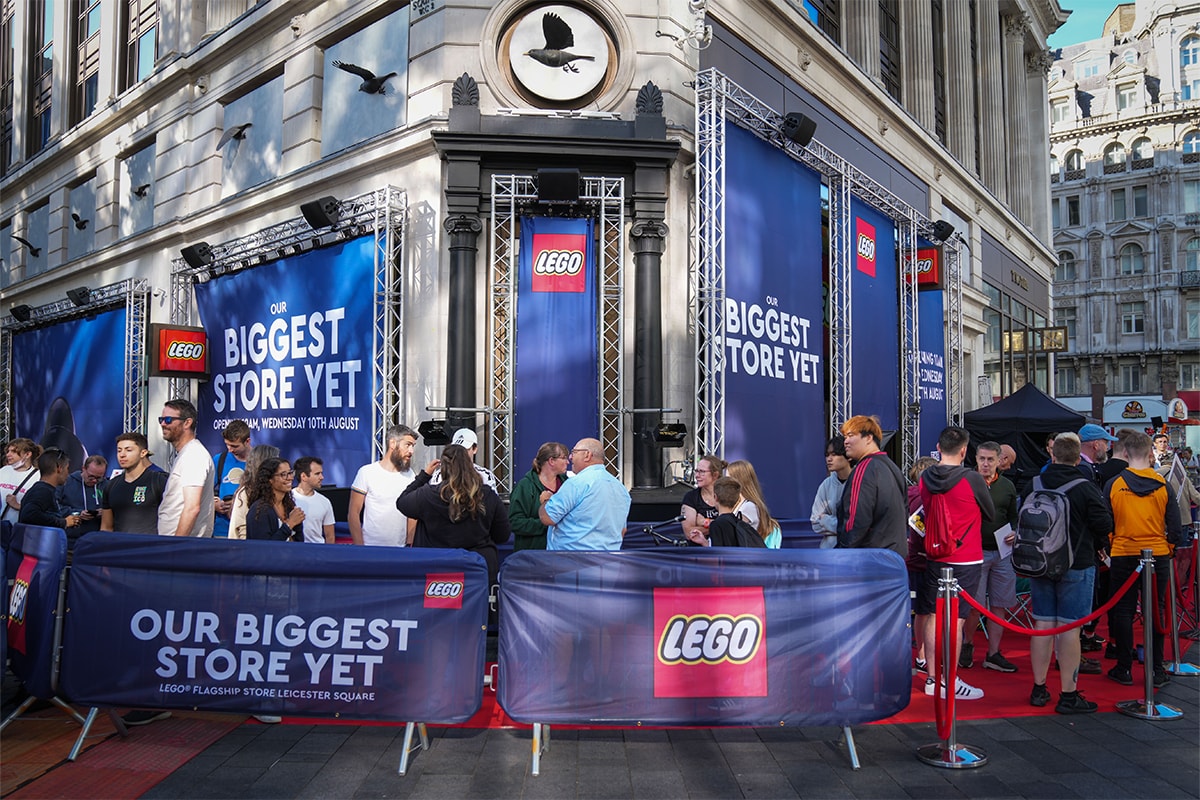 lego toys collectibles london united kingdom britain england leicester square opening refurbishment expansion 