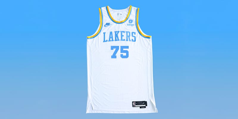 lakers shirt blue