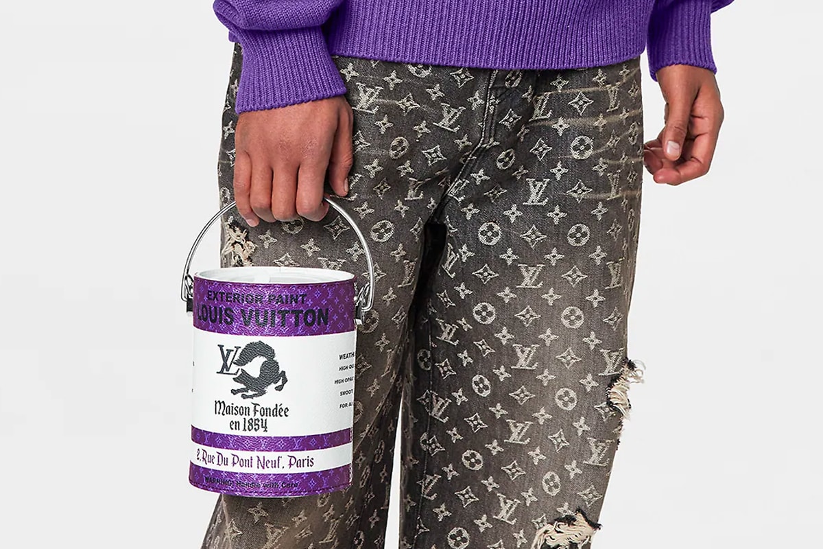 Louis Vuitton's Paint Can Bag Arrives in Virgil Abloh's Signature Purple  Palette