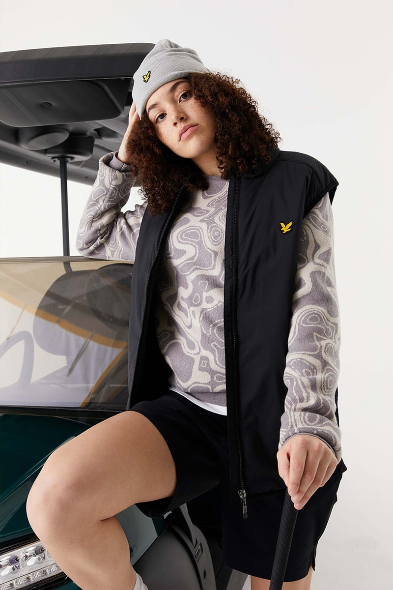 Lyle & Scott's High Summer Collection polo sweater cardigan hat pants eagle