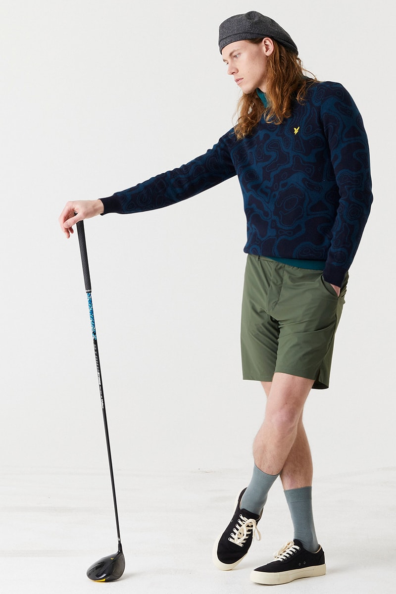 Lyle & Scott's High Summer Collection polo sweater cardigan hat pants eagle