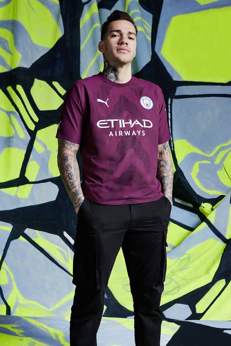 Manchester City PUMA Metaverse Third Kit Premier League Haaland Kevin De Bruyne Grealish Land of Games Football Soccer 