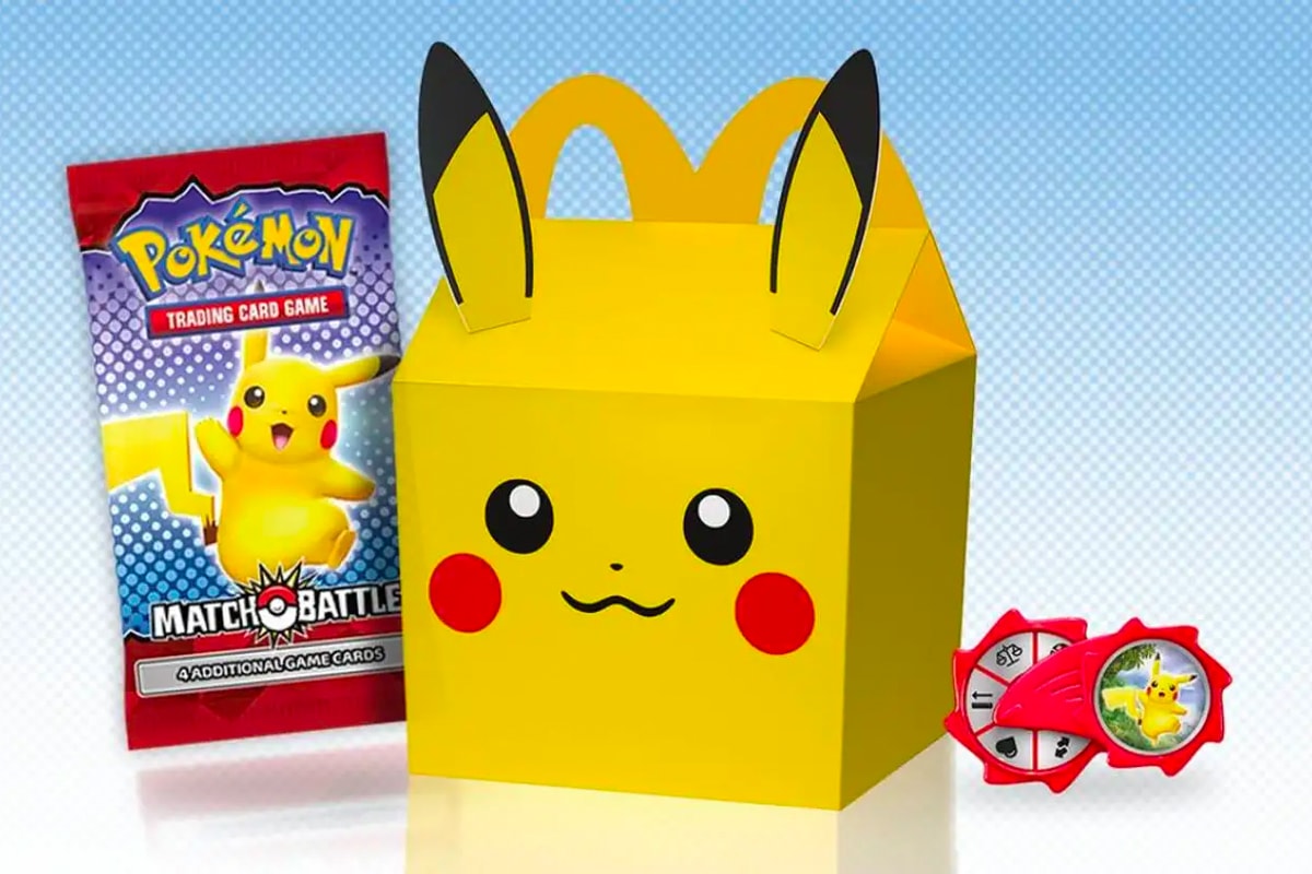 McDonald's Is Bringing Back Pokémon Happy Meals trading card gamees pika pika pikachu match battle rowlet gossifleur trainer card booster