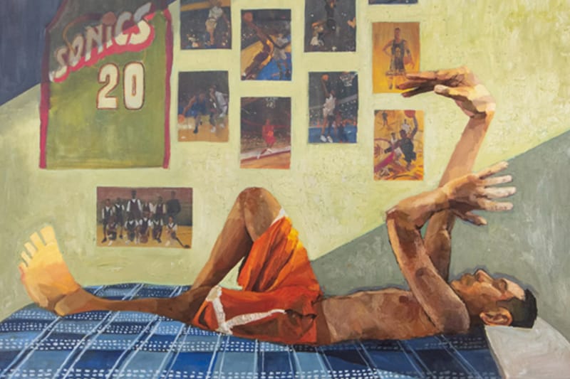 Mikey Yates Releases 'Hoop Dreams' Print
