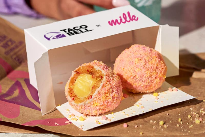 Milk Bar Taco Bell Strawberry Bell Truffle Release Info Taste Review