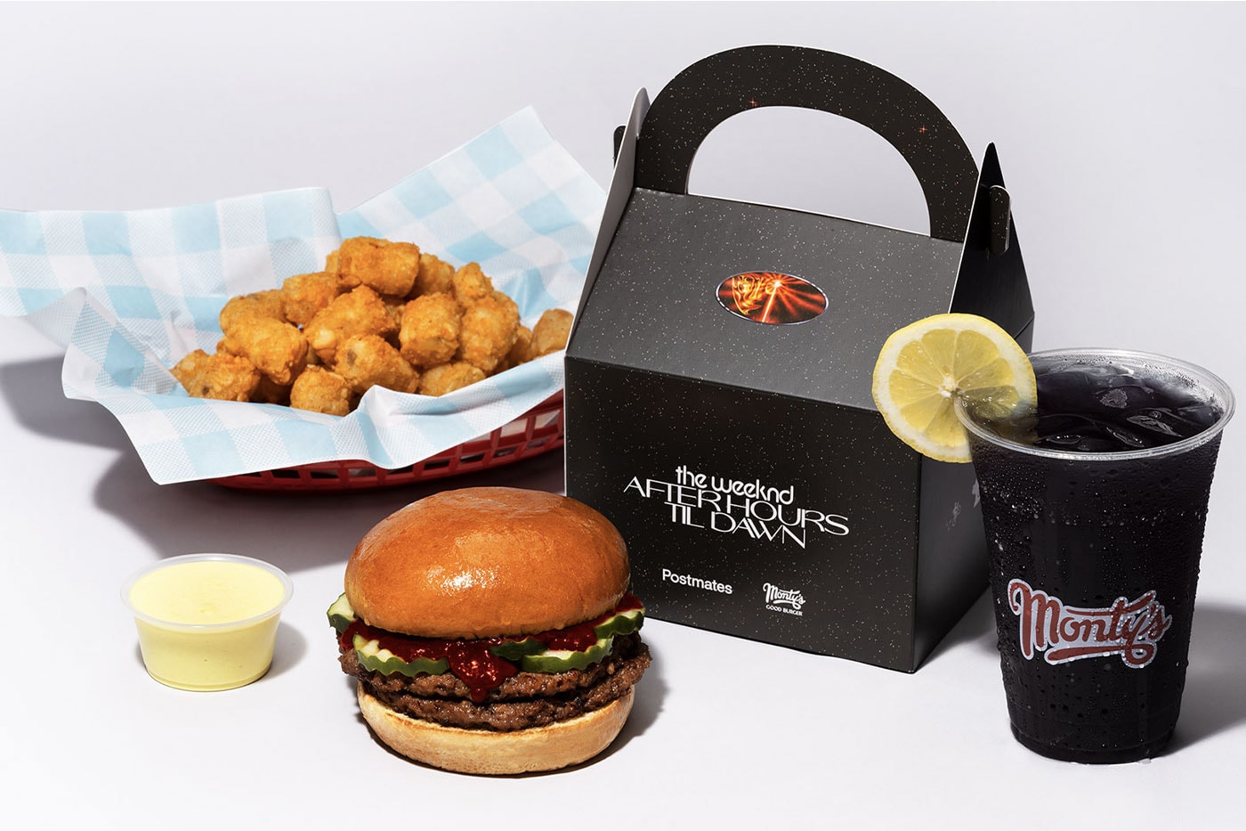 Monty’s Good Burger Postmates The Weeknd After Hours Til Dawn Menu release info