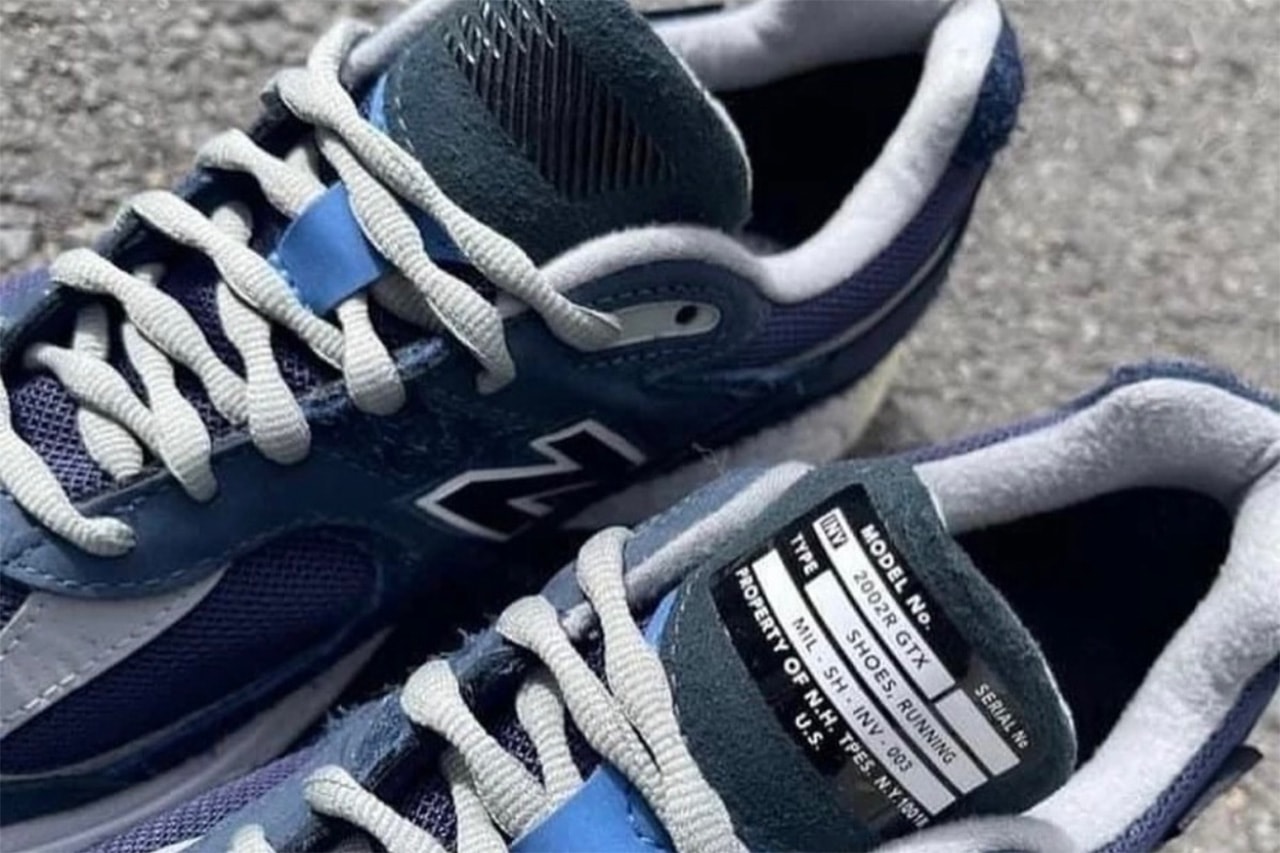 n hoolywood invincible new balance 2002r gore tex navy release date info store list buying guide photos price 
