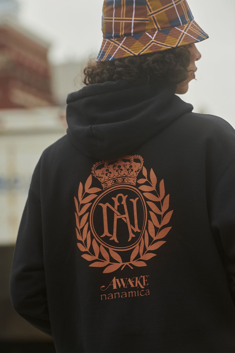 Nanamica soho Awake Ny alphadry plaid oxford shirt sweatshirt t shirt bucket hat tote bag angelo baque japan new york city house of the seven seas cordura release info date price