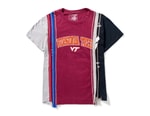 NEEDLES Delivers Upcycled College Tees in Latest Drop