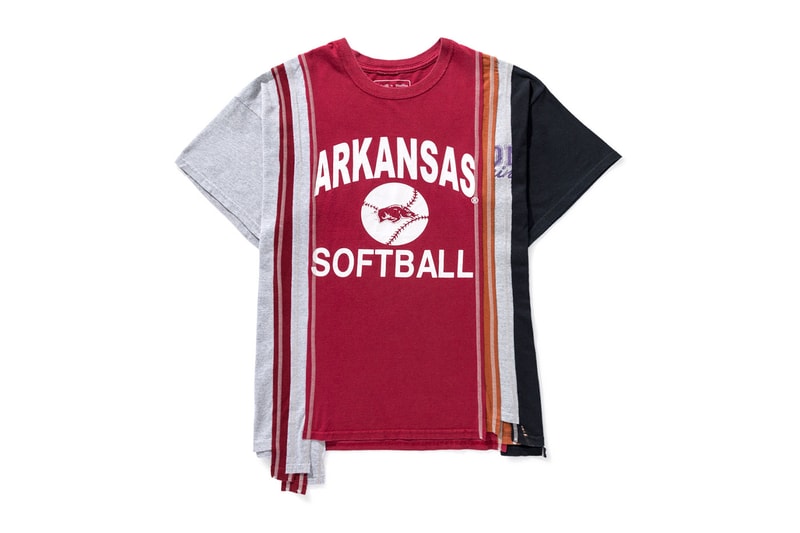 NEEDLES Upcycled College Tees Fall Winter 2022 Collection HBX Release Info Buy Price College
