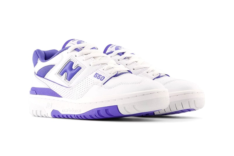 New balance 550 aura purple silver birch bbw550ws bbw550wb leather mesh august 11 110 usd release info date price