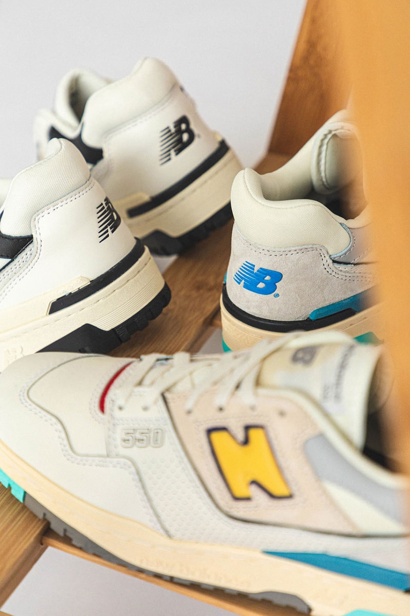 New Balance BB550SSC BB550LWT HBX Release Info Buy Price Sea Salt Surf Black