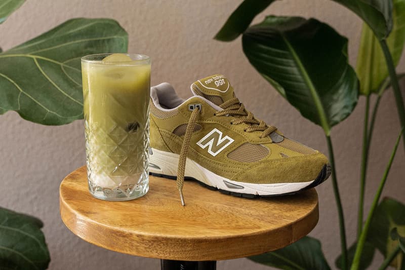 New Balance Made In UK 991 Footwear Trainer Green Style Streetwear Flimby Sneakers Green Earth 