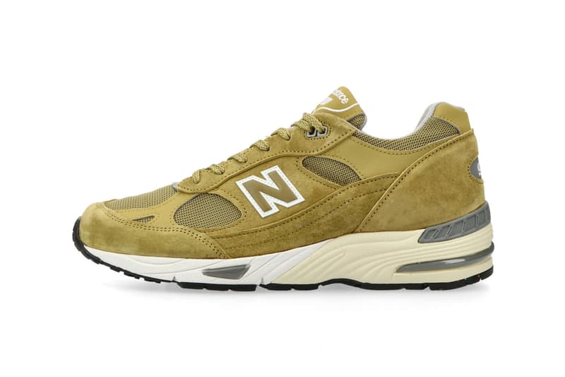 New Balance Made In UK 991 Footwear Trainer Green Style Streetwear Flimby Sneakers Green Earth 