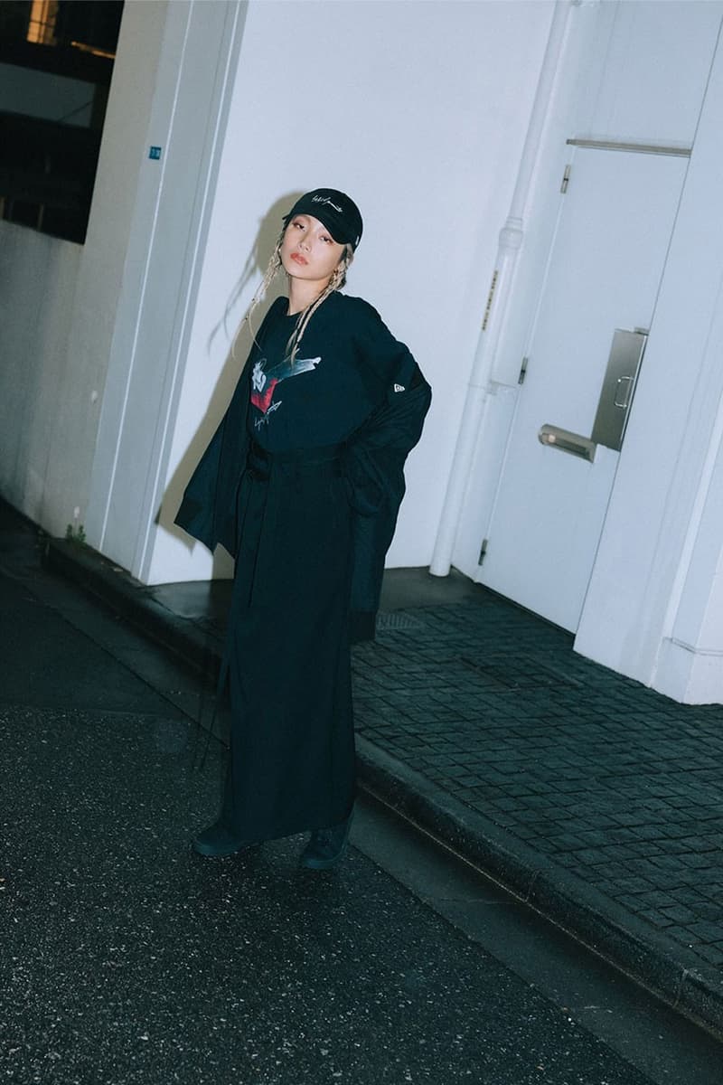 New Era Yohji Yamamoto fall winter 2022 mikaeri baijin art complex beauty looking back t shirt bucket hat august 10 release info date price