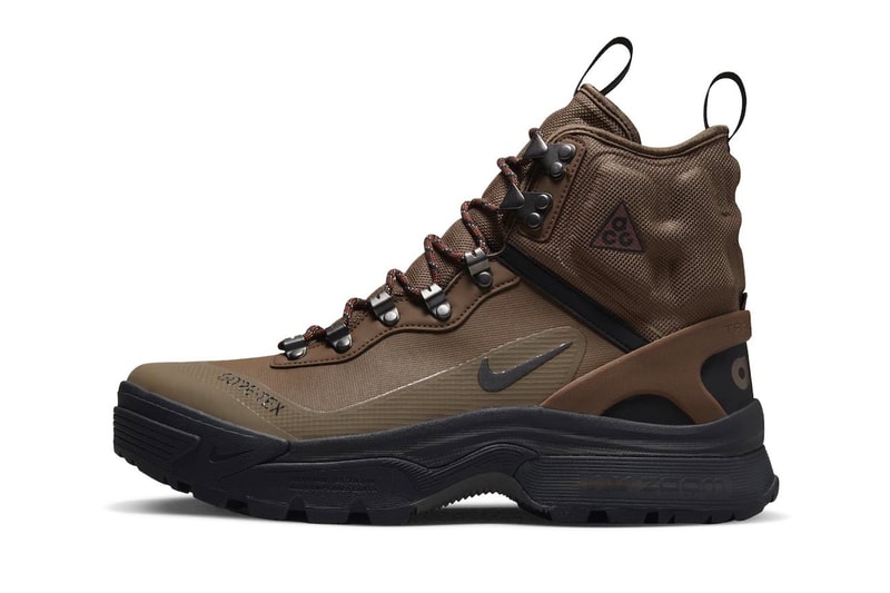 Nike ACG Air Zoom Gaiadome GORE-TEX Trails End Brown Release 2022 Info Date Buy Price