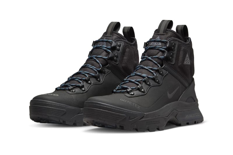 nike acg boots red and black