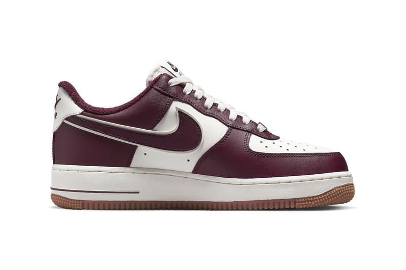 Nike Air Force 1 Low Blue Red Brown gum white College pack DQ7659 101 102 maroon release info date price