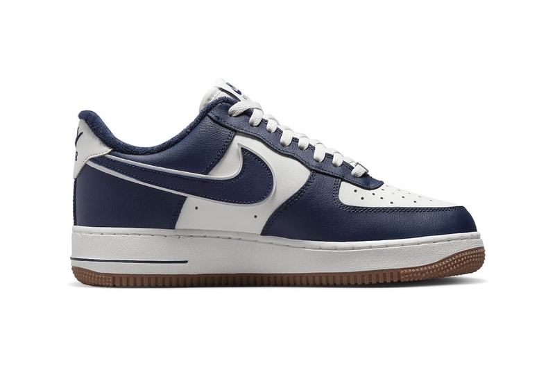 Nike Air Force 1 Low Blue Red Brown gum white College pack DQ7659 101 102 maroon release info date price