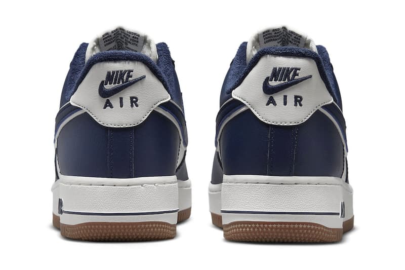 Nike Air Force 1 Low Blue Red Brown gum white College pack DQ7659 101 102 maroon release info date price