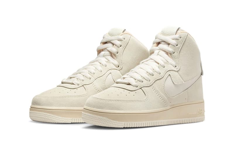 Nike Air Force 1 High Sculpt sail phantom sesame pure platinum dc3590 105 release info date price