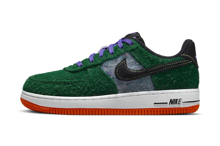 Textured Nike Air Force 1 Low Appears in Shaggy Green Suede