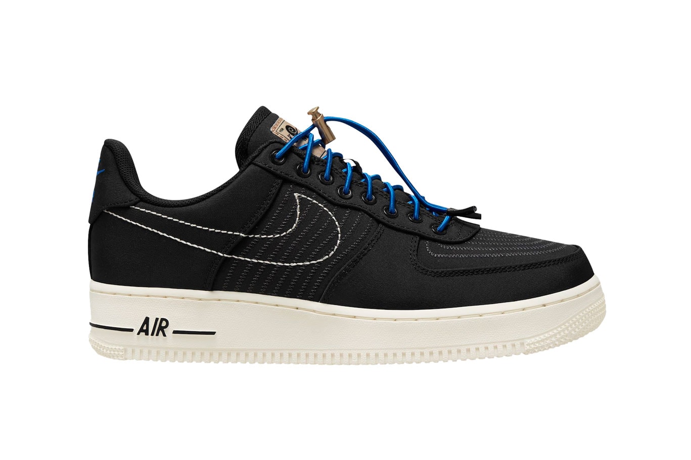 Nike Air Force 1 Moving Company Tom Sachs Nikecraft general purpose shoes blue toggle lace moving release info date price