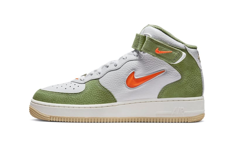 nike air force high ankle green