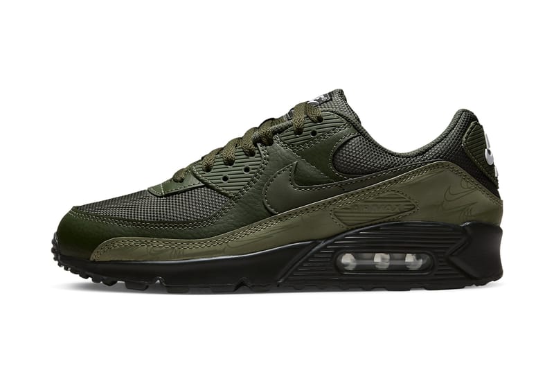 olive green suede air max 90