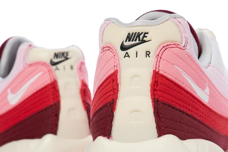 Nike Air Max 95 QS Team Red University Red Summit White Running Shoe Sneaker Trainer Footwear Fashion Sportswear 