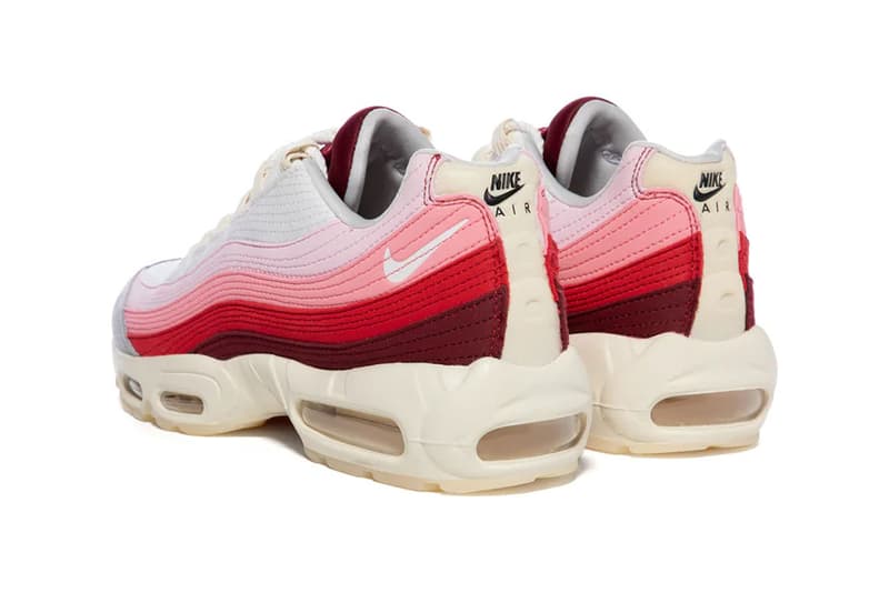 Nike Air Max 95 QS Team Red University Red Summit White Running Shoe Sneaker Trainer Footwear Fashion Sportswear 