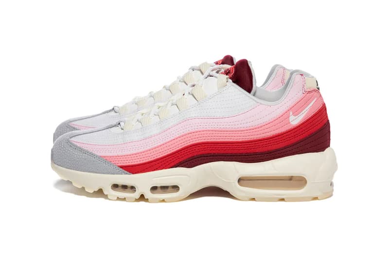 Nike Air Max 95 QS Team Red University Red Summit White Running Shoe Sneaker Trainer Footwear Fashion Sportswear 