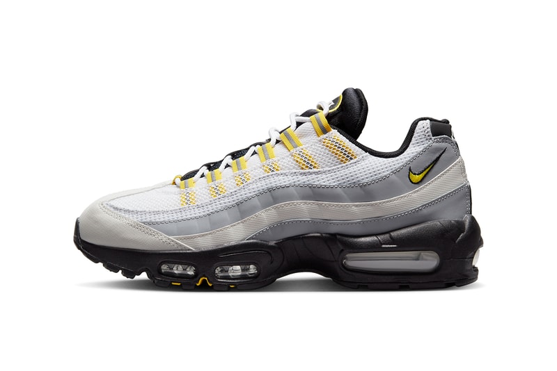 nike sportswear air max 95 tour yellow black wolf grey DQ3982 100 official release date info photos price store list buying guide
