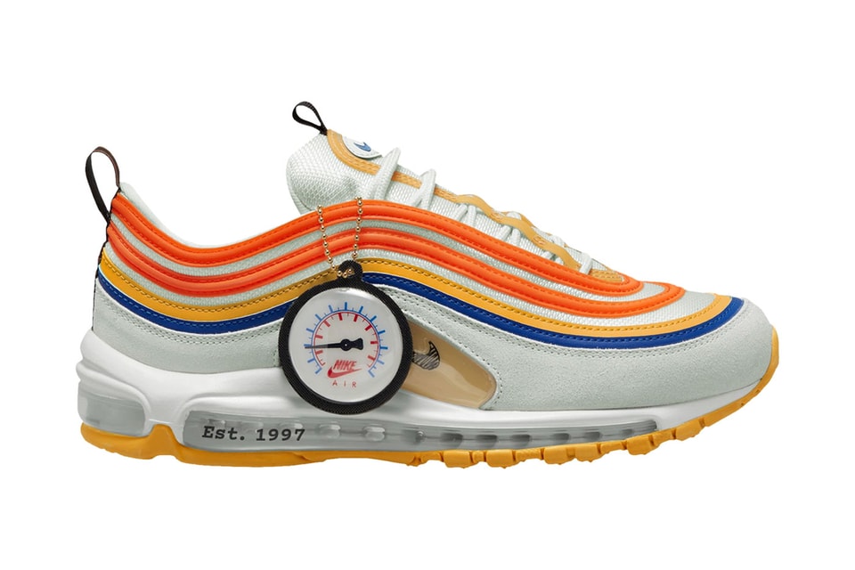 Nike's orange and white air max Latest Air Max 97 Celebrates the Father of Air Technology