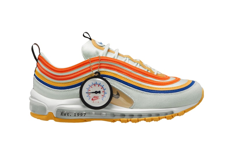 Nike Air Max 97 M Frank Rudy Summit White Black safety orange dv2619 100 release date info price