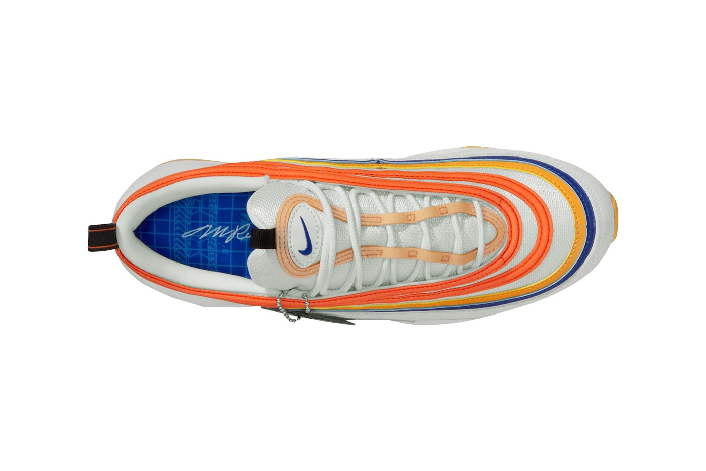 Nike Air Max 97 M Frank Rudy Summit White Black safety orange dv2619 100 release date info price
