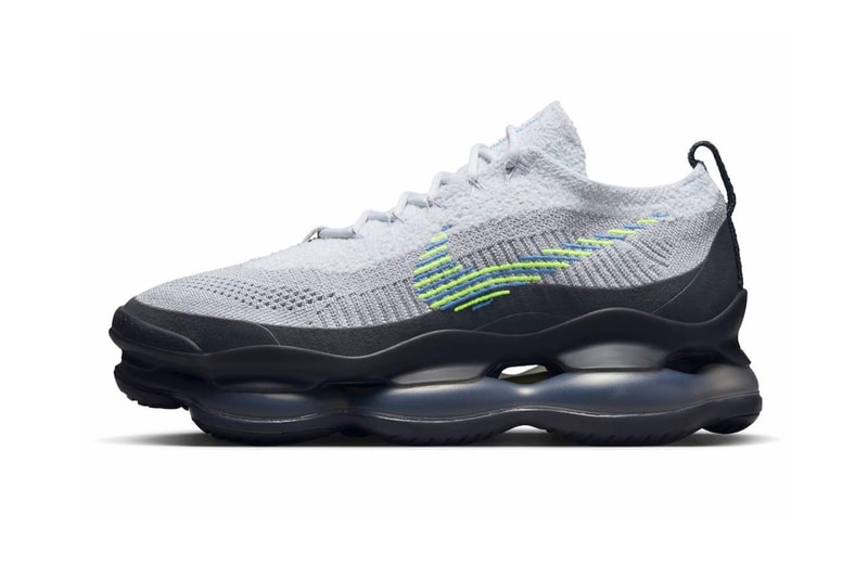 Nike Air Max Scorpion Wolf Grey Official Look Release Info DJ4701-002 Date Buy Price Volt Wolf Grey Dark Smoke Grey