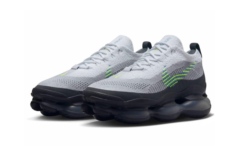 Nike Air Max Scorpion Wolf Grey Official Look Release Info DJ4701-002 Date Buy Price Volt Wolf Grey Dark Smoke Grey