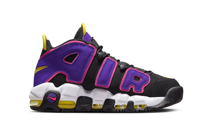 Nike Air More Uptempo Surfaces in Black and Court Purple air jordan jordan brand sportswear shoes