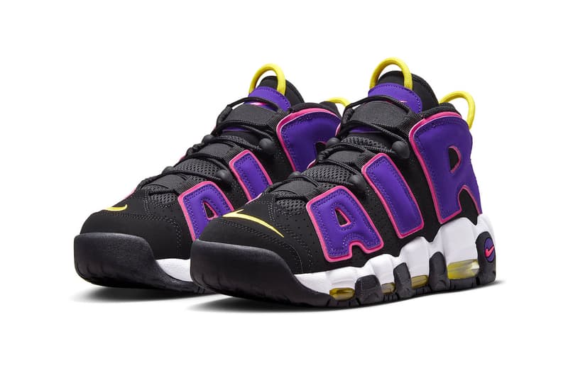 Nike Air More Uptempo Surfaces in Black and Court Purple air jordan jordan brand sportswear shoes