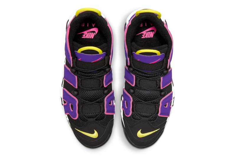 Nike Air More Uptempo Surfaces in Black and Court Purple air jordan jordan brand sportswear shoes