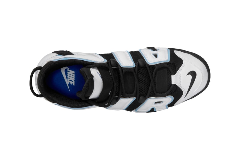 The Nike Air More Uptempo Surfaces in "Cobalt Bliss" DV0819-001 blue white black air jordan high tops jordan brand michael jordan swoosh