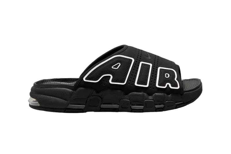 Take a First Look at the Nike Air More Uptempo Slides "OG" scottie pippen chicago bulls basketball flip flops fall season nba