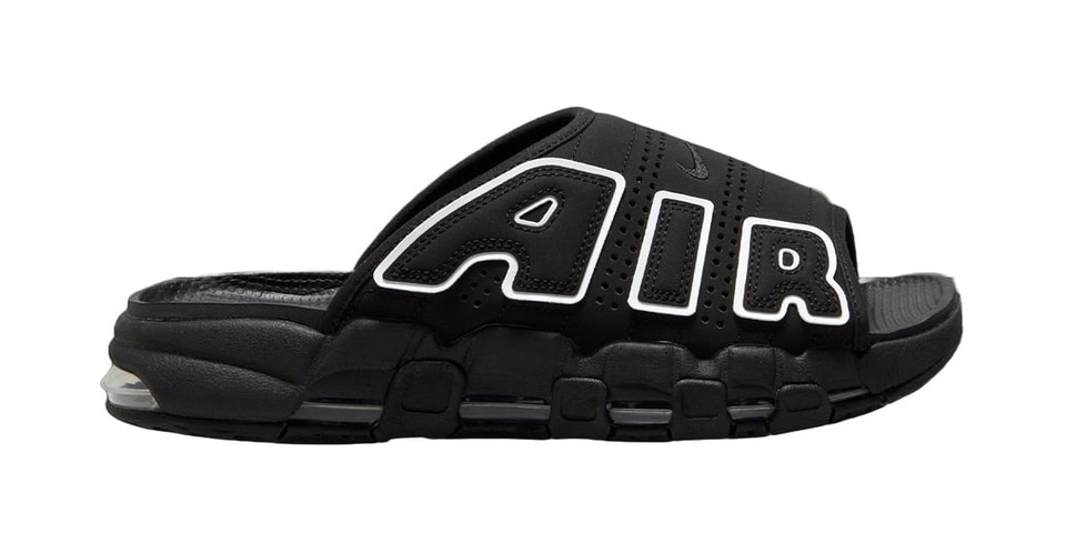 First Look at the Nike Air More Slides "OG" | Hypebeast