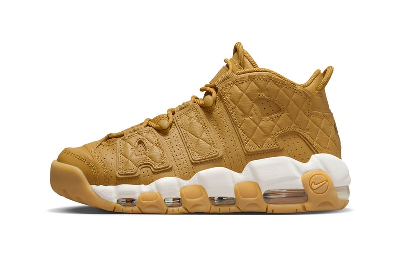 DX3375-700 Nike Air More Uptempo "Wheat Gum" Has a Release Date air jordan brand michael jordan nike swoosh sneakers high tops